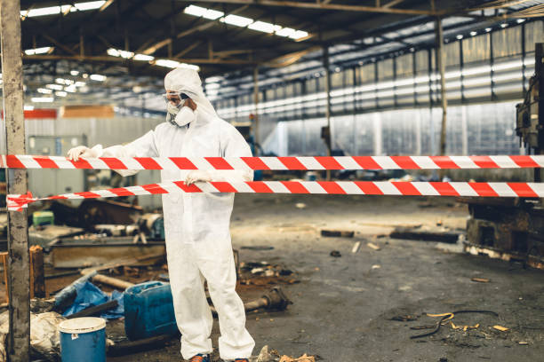 Professional Odor Removal technician working in Yucca Valley, CA
